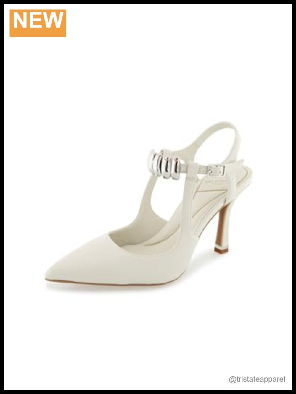 Kenneth Cole Romi Ankle Strap Pump Pointed Toe Heel